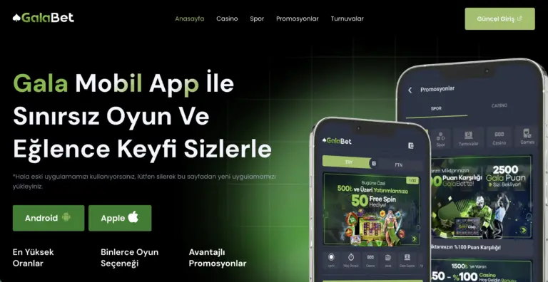 Galabet mobil giriş